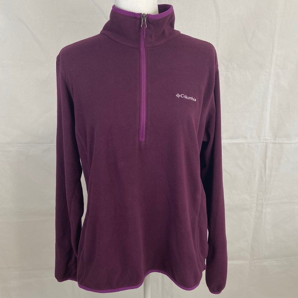 Columbia 1/4 Zip Long Sleeve Fleece Pullover XL